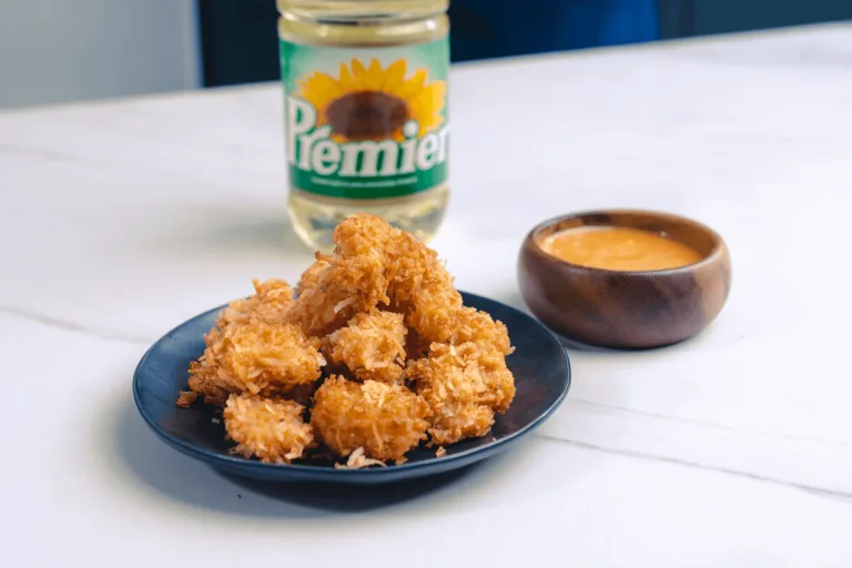 Camarones apanados de coco